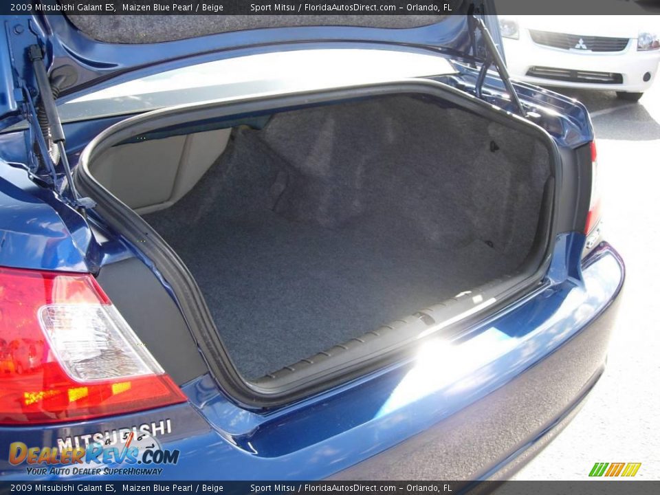 2009 Mitsubishi Galant ES Maizen Blue Pearl / Beige Photo #9