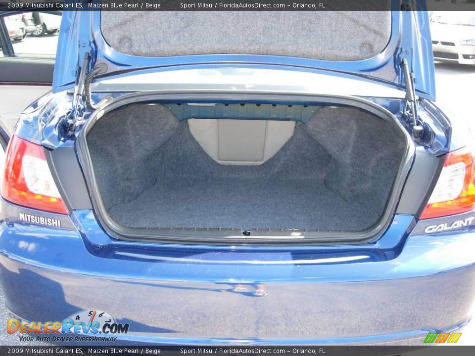 2009 Mitsubishi Galant ES Maizen Blue Pearl / Beige Photo #10