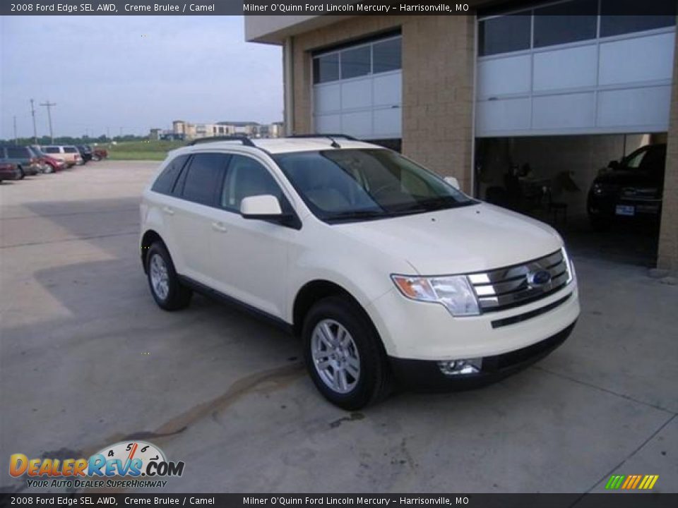 2008 Ford Edge SEL AWD Creme Brulee / Camel Photo #1