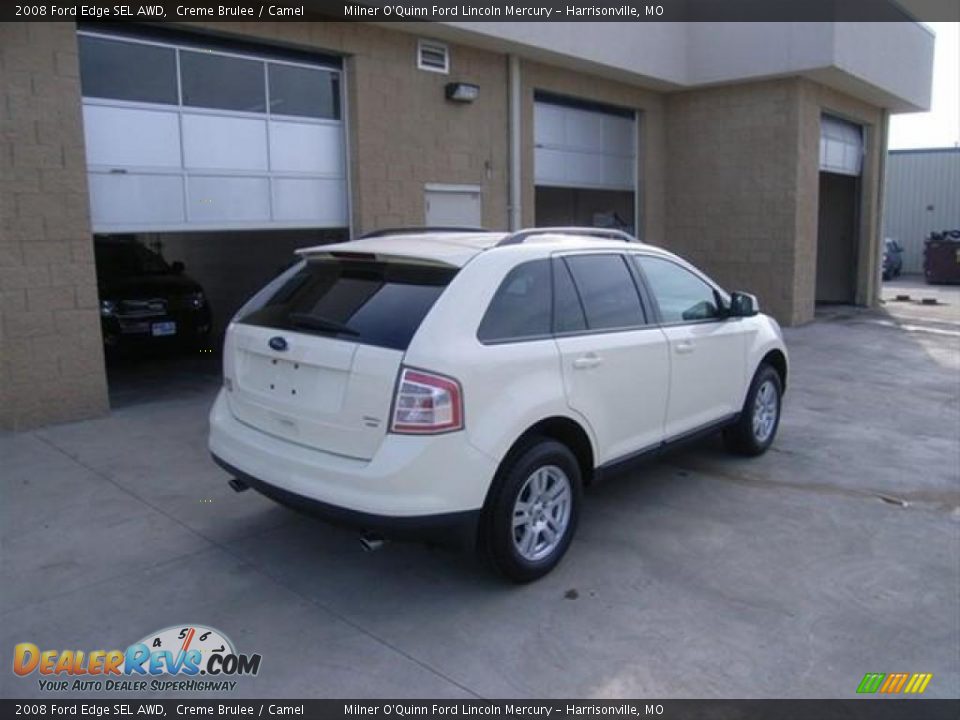 2008 Ford Edge SEL AWD Creme Brulee / Camel Photo #3