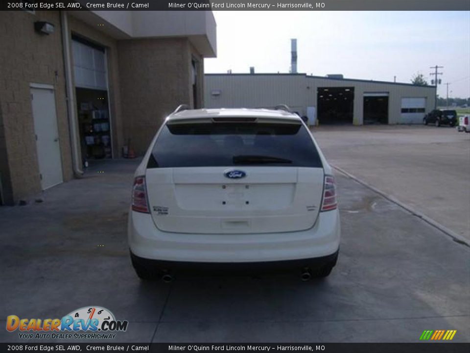 2008 Ford Edge SEL AWD Creme Brulee / Camel Photo #4