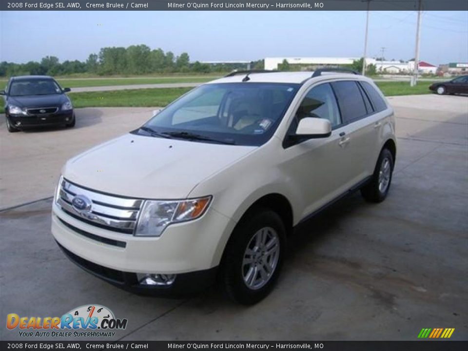 2008 Ford Edge SEL AWD Creme Brulee / Camel Photo #7