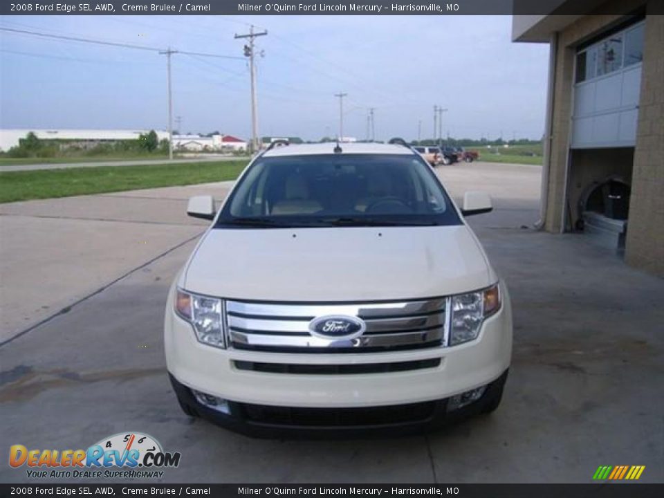 2008 Ford Edge SEL AWD Creme Brulee / Camel Photo #8