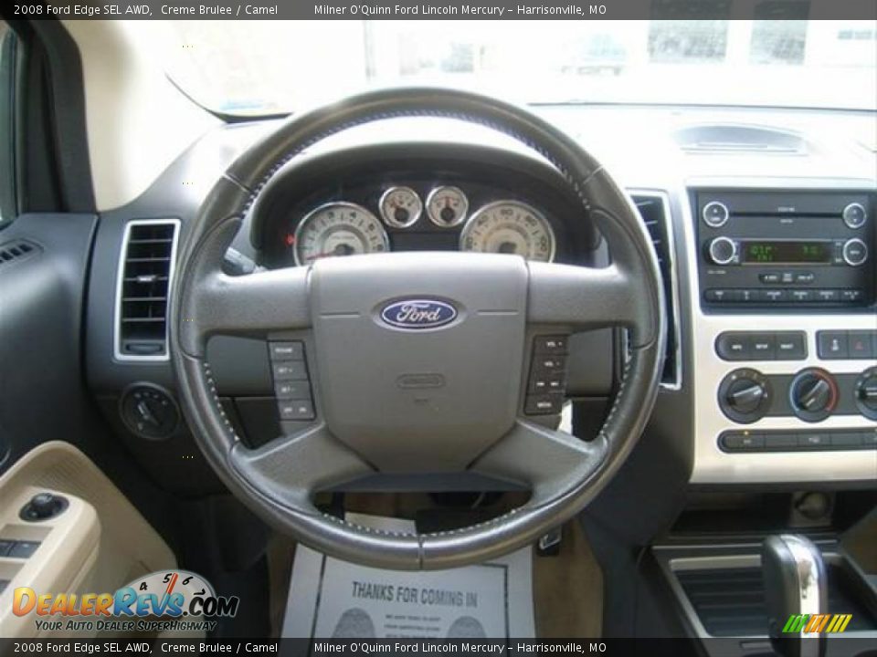 2008 Ford Edge SEL AWD Creme Brulee / Camel Photo #21