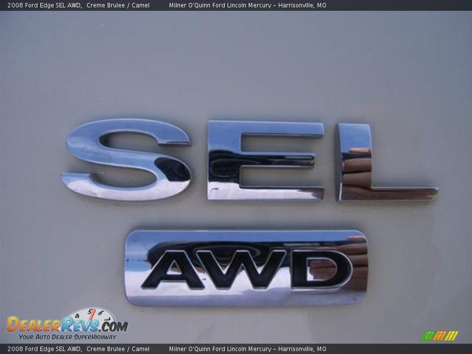 2008 Ford Edge SEL AWD Creme Brulee / Camel Photo #25
