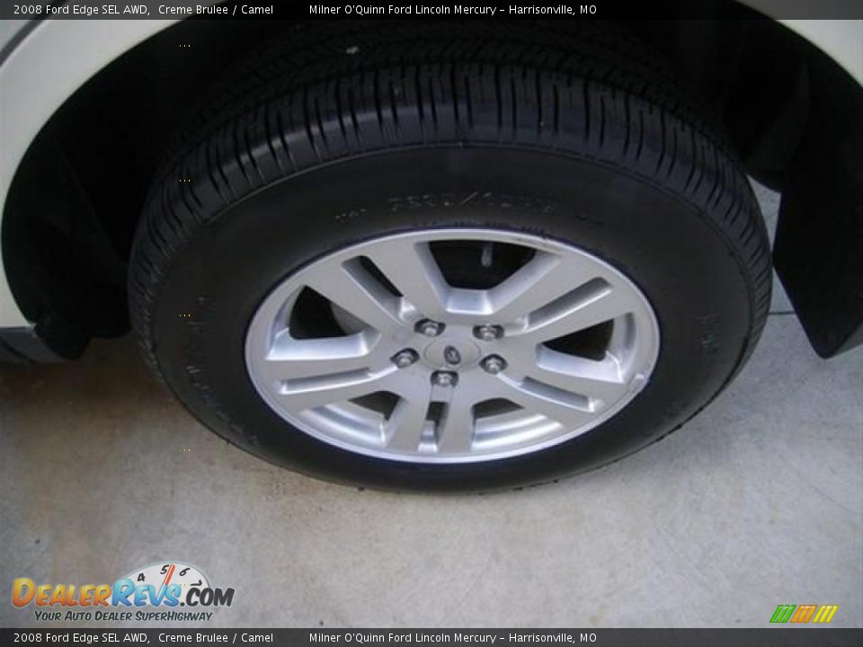 2008 Ford Edge SEL AWD Creme Brulee / Camel Photo #27