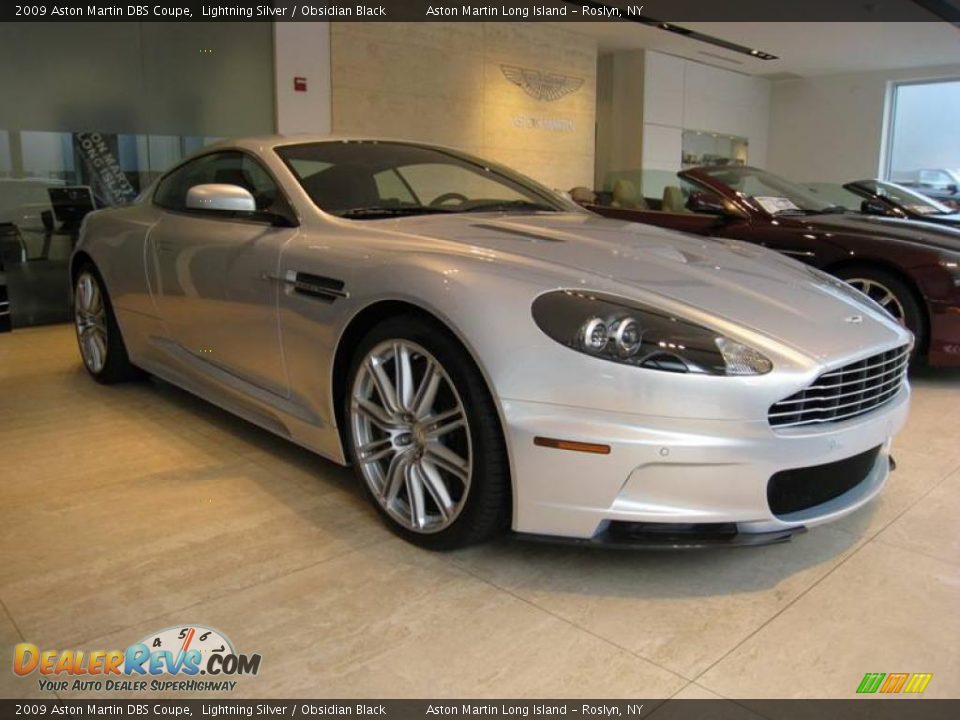 2009 Aston Martin DBS Coupe Lightning Silver / Obsidian Black Photo #1