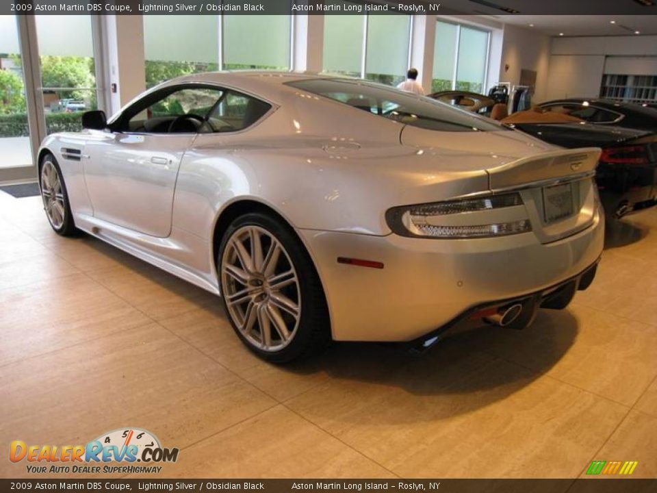 2009 Aston Martin DBS Coupe Lightning Silver / Obsidian Black Photo #4