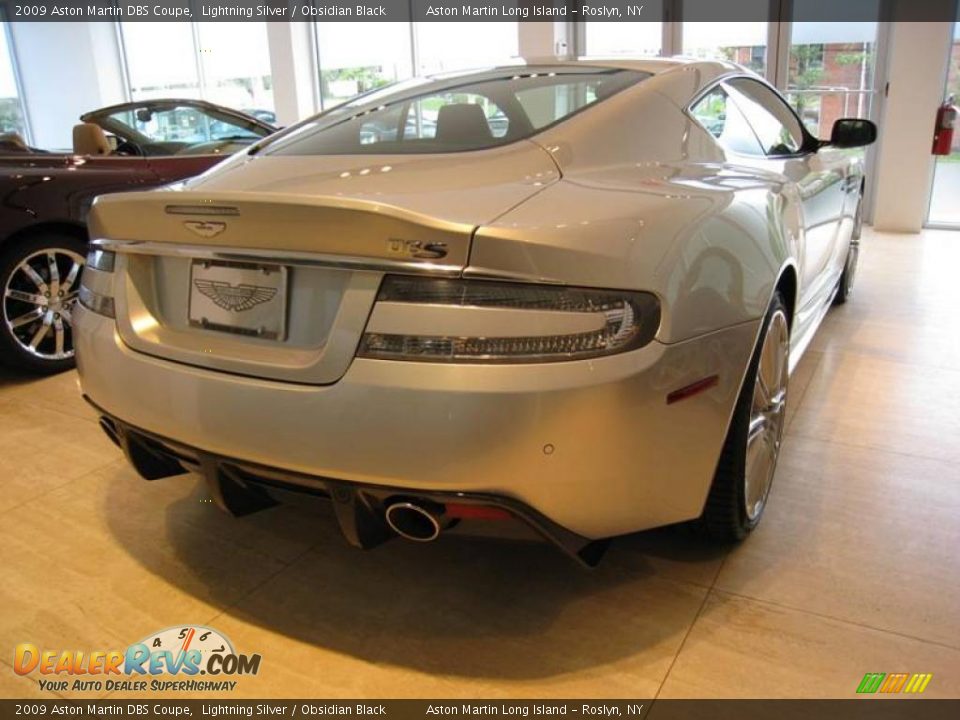 2009 Aston Martin DBS Coupe Lightning Silver / Obsidian Black Photo #5