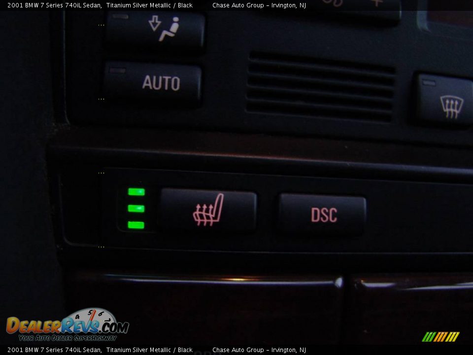 2001 BMW 7 Series 740iL Sedan Titanium Silver Metallic / Black Photo #31