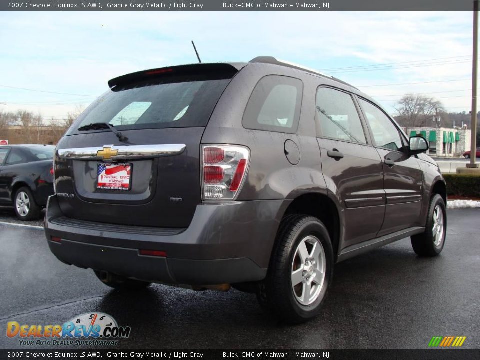 2007 Chevrolet Equinox LS AWD Granite Gray Metallic / Light Gray Photo #5