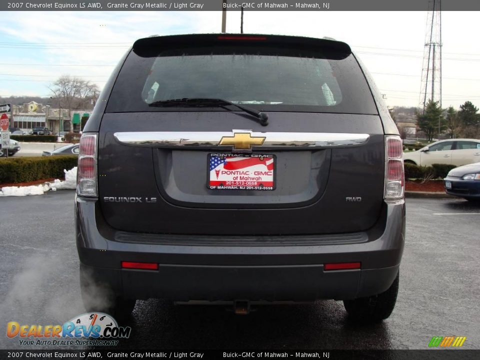 2007 Chevrolet Equinox LS AWD Granite Gray Metallic / Light Gray Photo #6