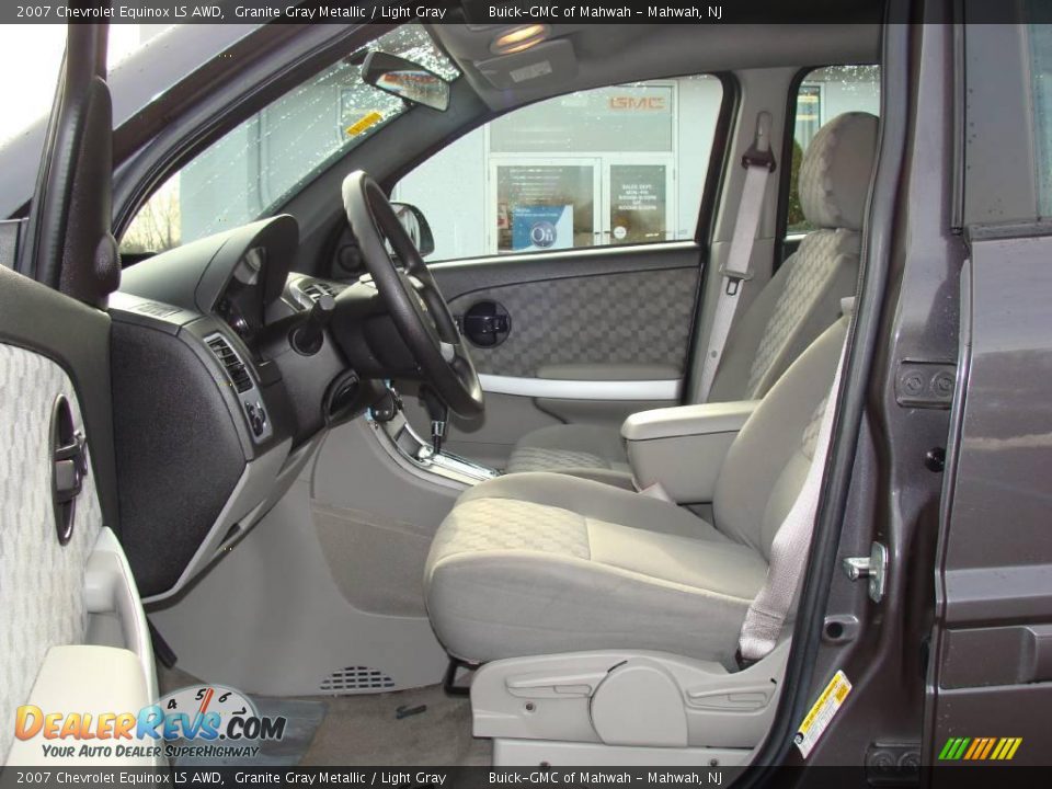 2007 Chevrolet Equinox LS AWD Granite Gray Metallic / Light Gray Photo #11