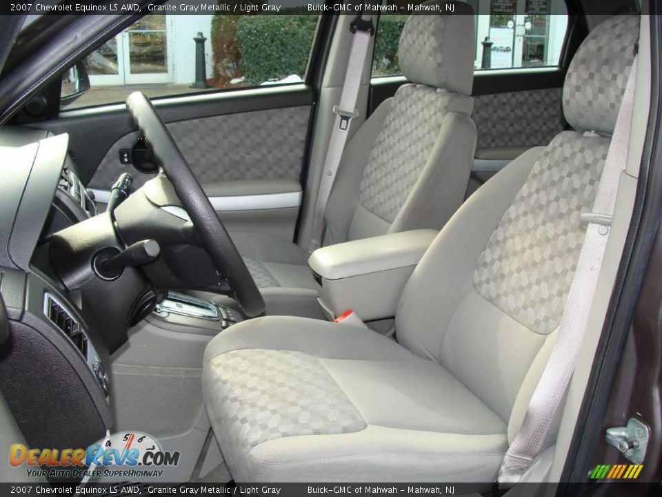 2007 Chevrolet Equinox LS AWD Granite Gray Metallic / Light Gray Photo #13