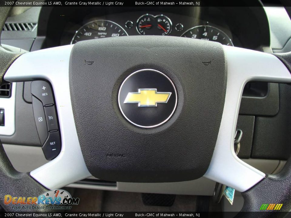2007 Chevrolet Equinox LS AWD Granite Gray Metallic / Light Gray Photo #20