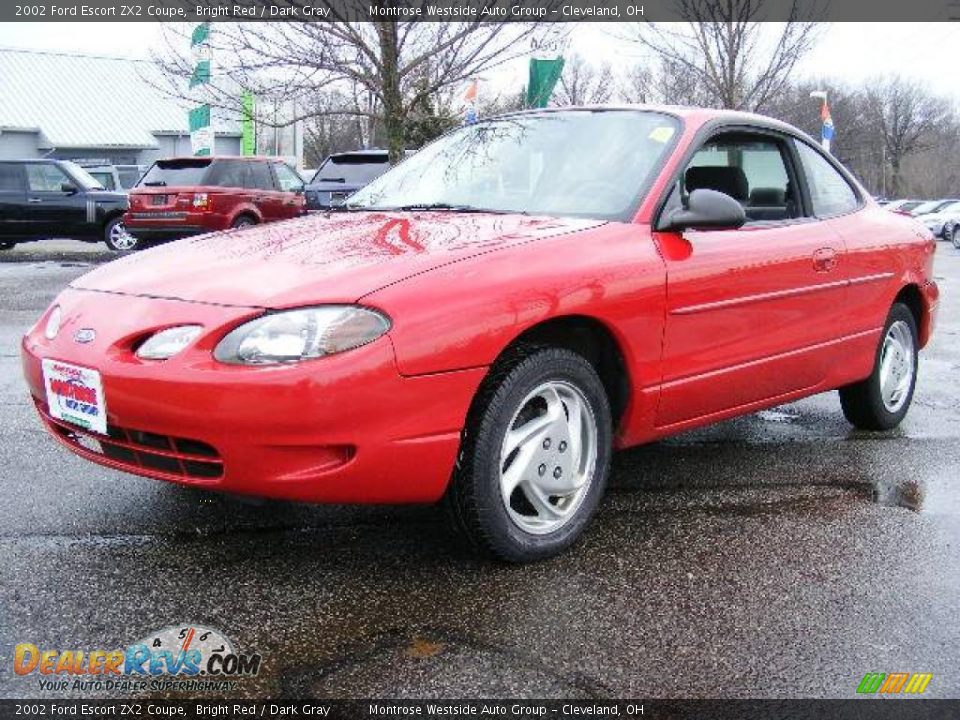 2002 Ford Escort ZX2 Coupe Bright Red / Dark Gray Photo #1
