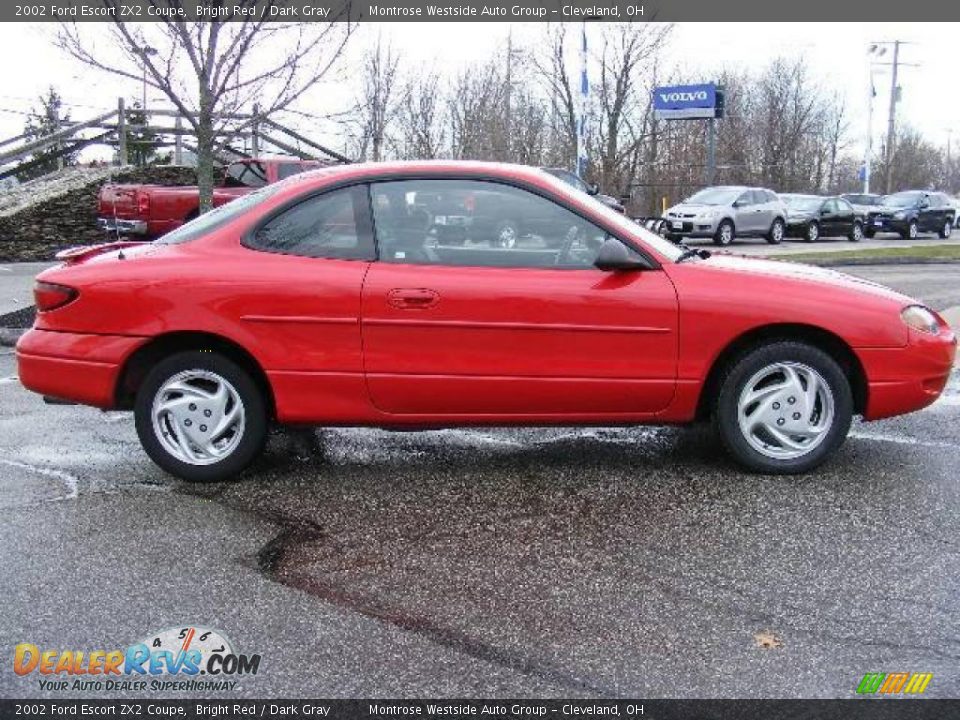 2002 Ford Escort ZX2 Coupe Bright Red / Dark Gray Photo #6