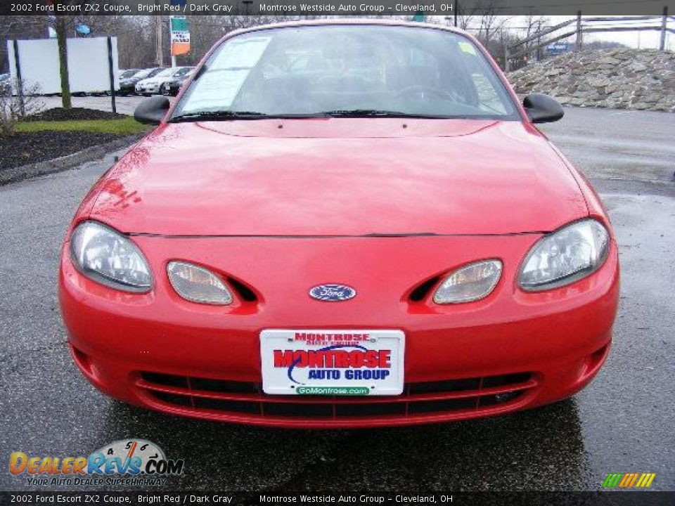 2002 Ford Escort ZX2 Coupe Bright Red / Dark Gray Photo #8