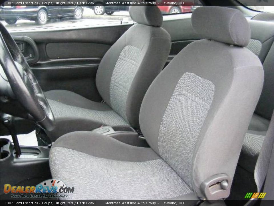 2002 Ford Escort ZX2 Coupe Bright Red / Dark Gray Photo #9