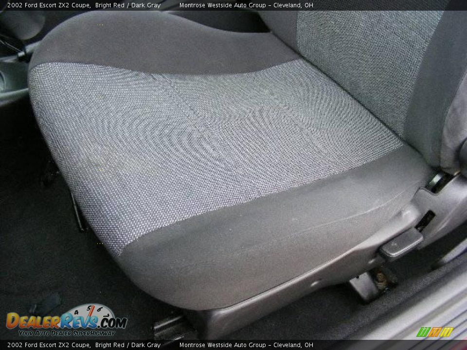 2002 Ford Escort ZX2 Coupe Bright Red / Dark Gray Photo #10