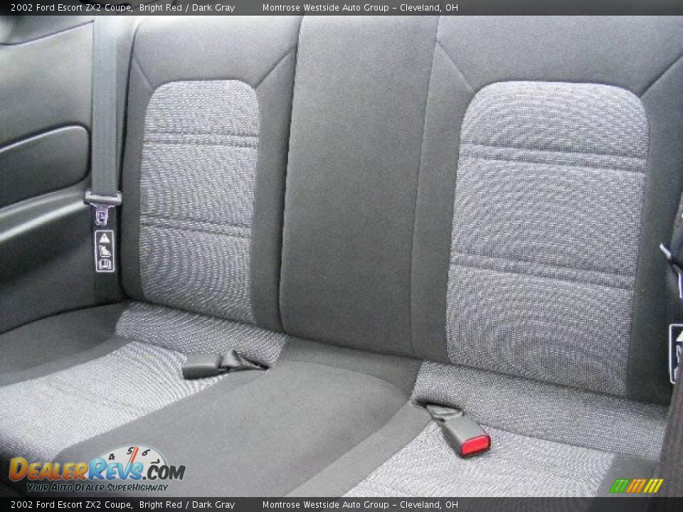 2002 Ford Escort ZX2 Coupe Bright Red / Dark Gray Photo #11