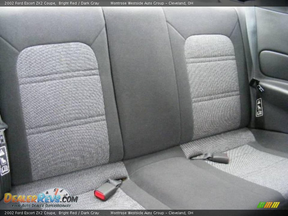 2002 Ford Escort ZX2 Coupe Bright Red / Dark Gray Photo #12
