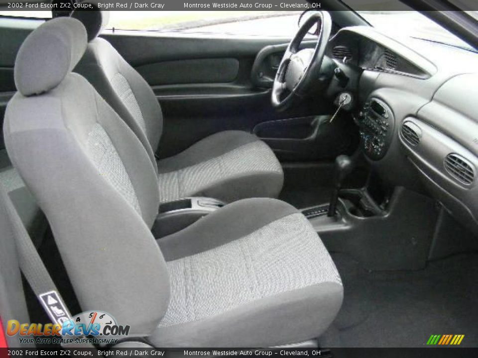 2002 Ford Escort ZX2 Coupe Bright Red / Dark Gray Photo #13