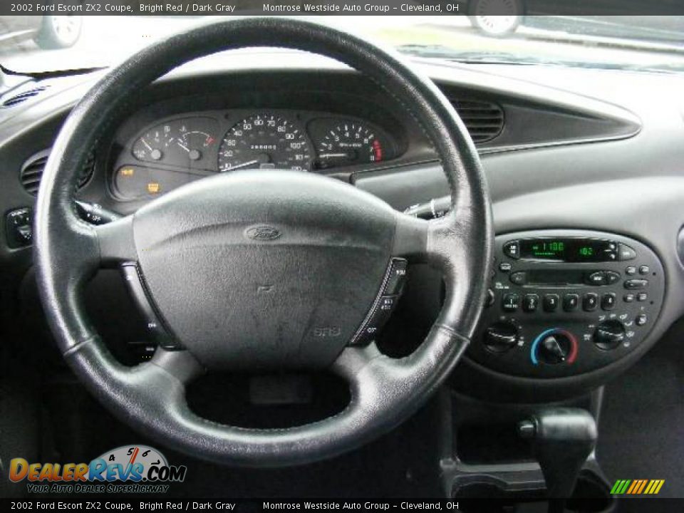 2002 Ford Escort ZX2 Coupe Bright Red / Dark Gray Photo #15