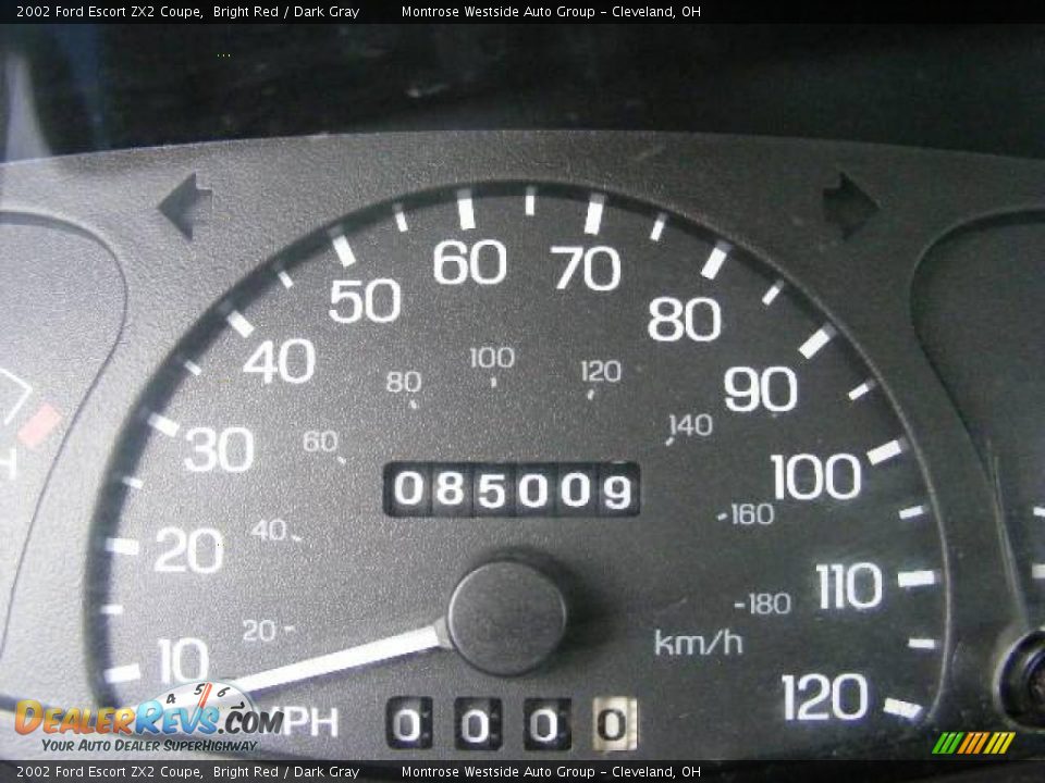 2002 Ford Escort ZX2 Coupe Bright Red / Dark Gray Photo #18