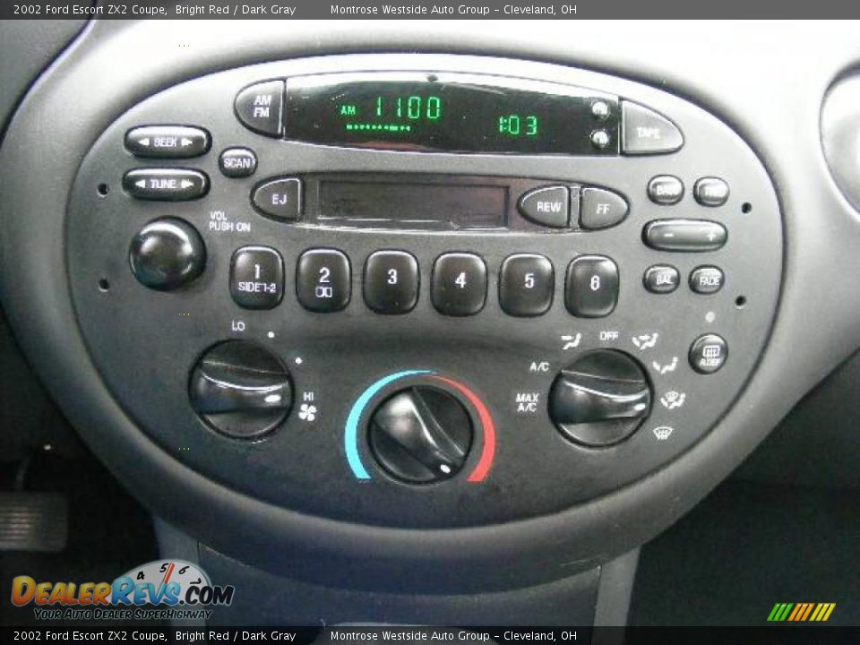 2002 Ford Escort ZX2 Coupe Bright Red / Dark Gray Photo #19