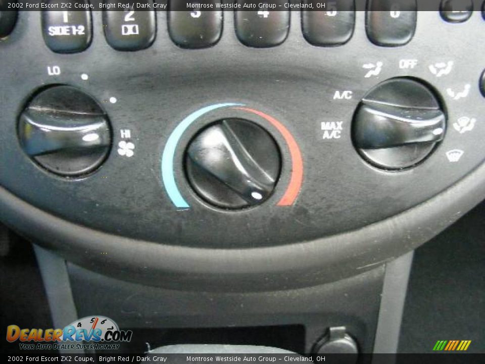 2002 Ford Escort ZX2 Coupe Bright Red / Dark Gray Photo #21