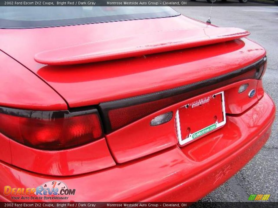 2002 Ford Escort ZX2 Coupe Bright Red / Dark Gray Photo #25