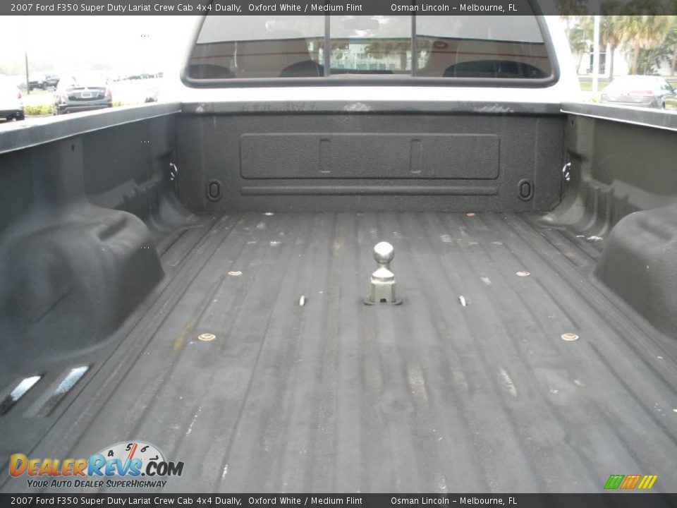 2007 Ford F350 Super Duty Lariat Crew Cab 4x4 Dually Oxford White / Medium Flint Photo #9