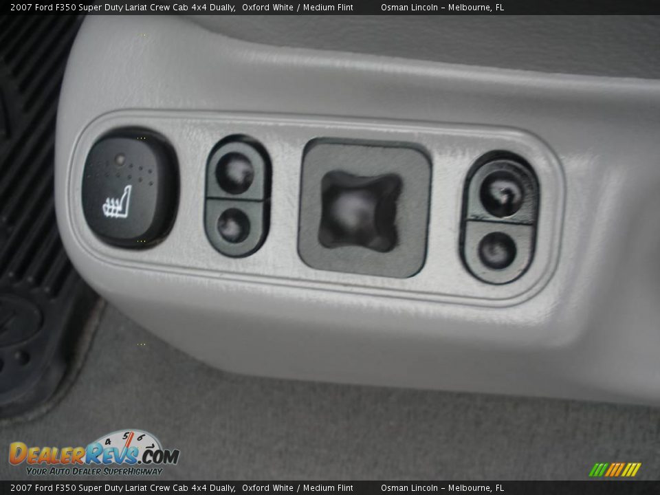 2007 Ford F350 Super Duty Lariat Crew Cab 4x4 Dually Oxford White / Medium Flint Photo #15