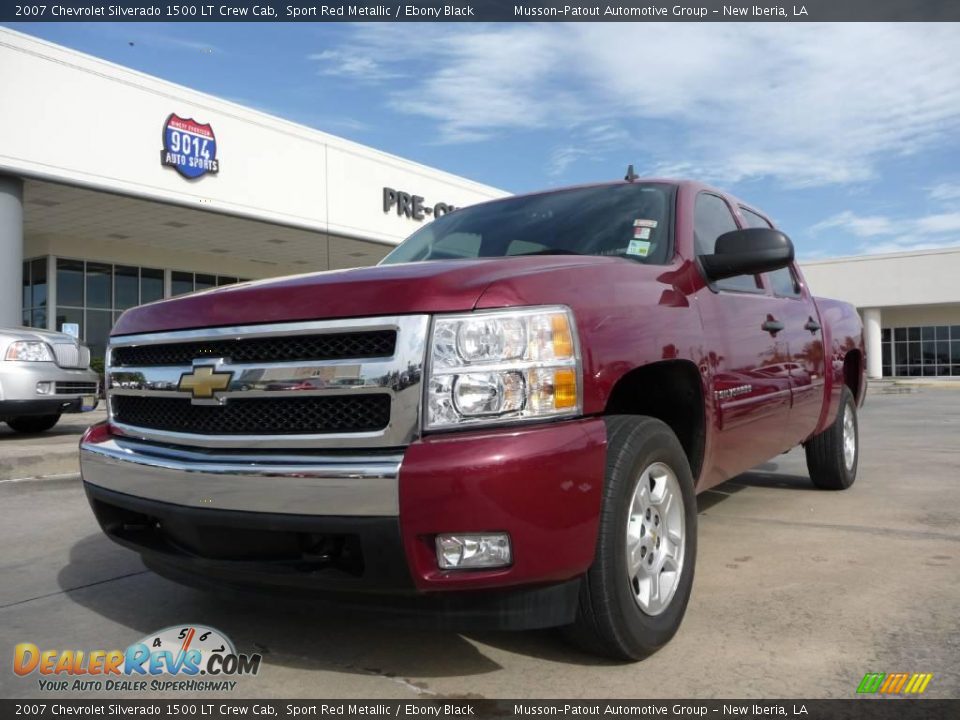 2007 Chevrolet Silverado 1500 LT Crew Cab Sport Red Metallic / Ebony Black Photo #1