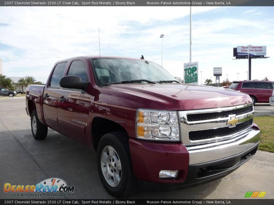 2007 Chevrolet Silverado 1500 LT Crew Cab Sport Red Metallic / Ebony Black Photo #3