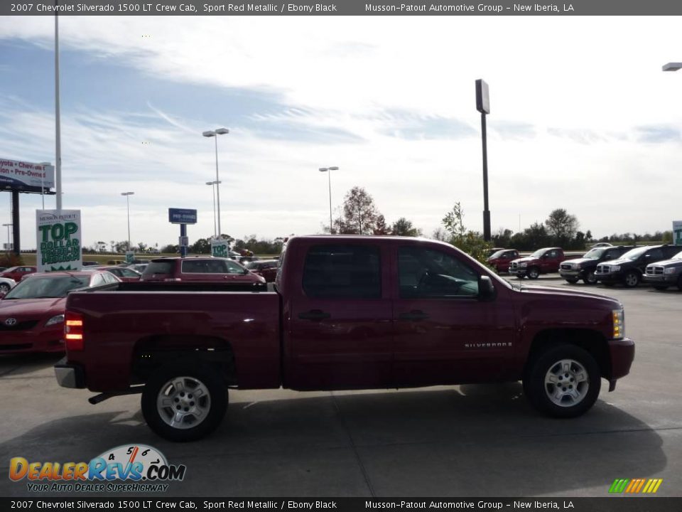 2007 Chevrolet Silverado 1500 LT Crew Cab Sport Red Metallic / Ebony Black Photo #4