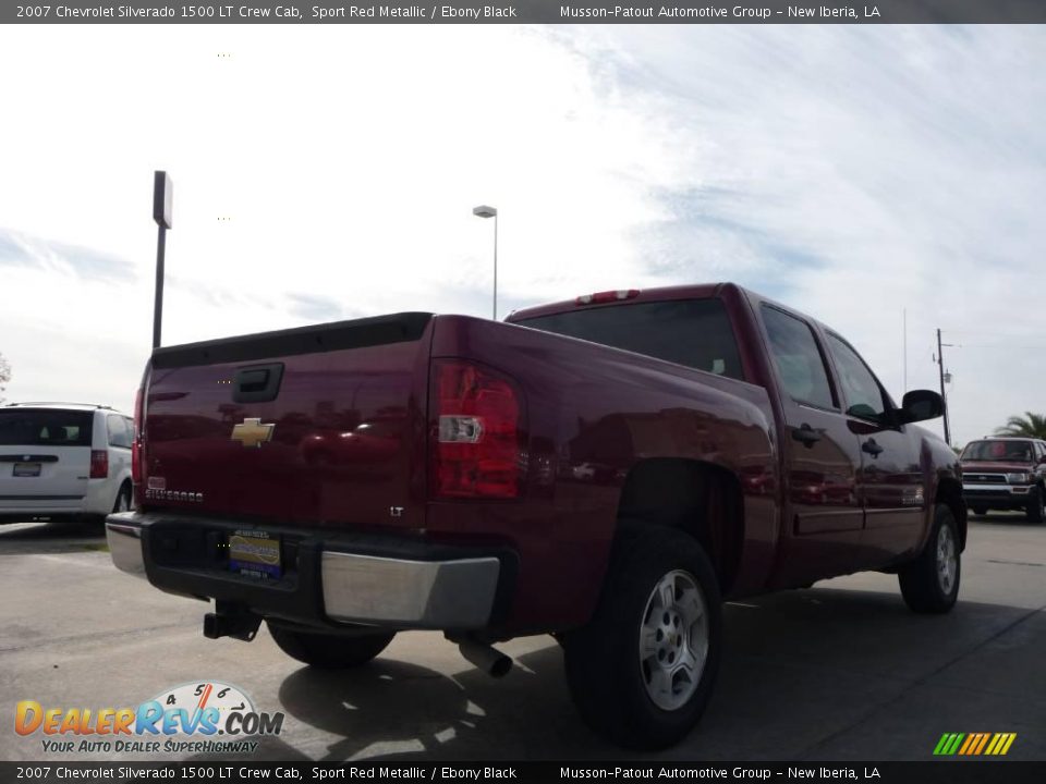 2007 Chevrolet Silverado 1500 LT Crew Cab Sport Red Metallic / Ebony Black Photo #5