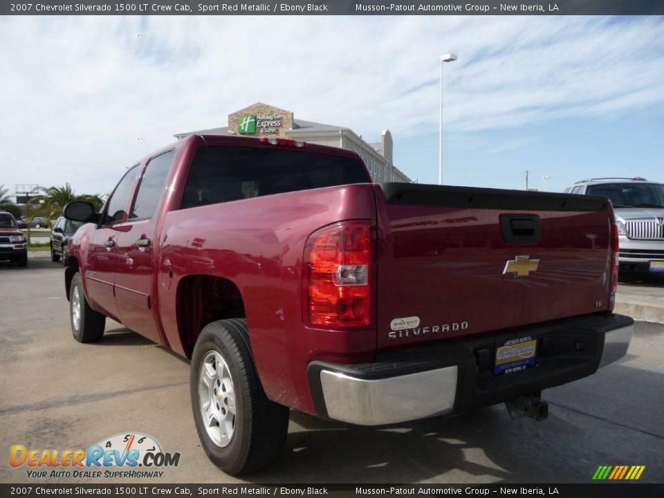 2007 Chevrolet Silverado 1500 LT Crew Cab Sport Red Metallic / Ebony Black Photo #7