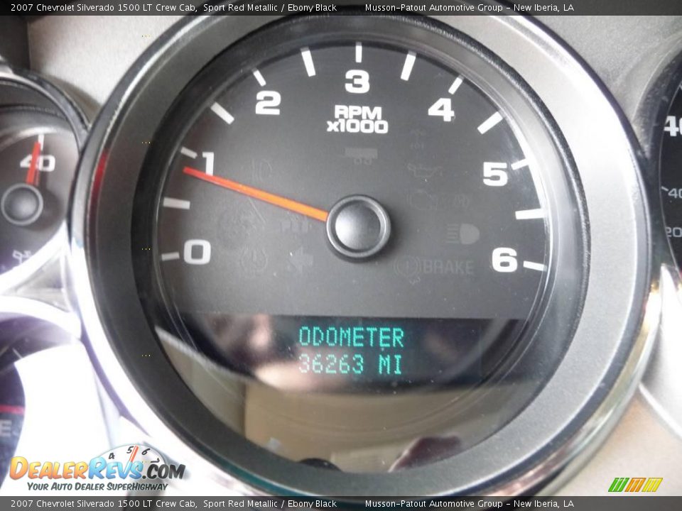 2007 Chevrolet Silverado 1500 LT Crew Cab Sport Red Metallic / Ebony Black Photo #14