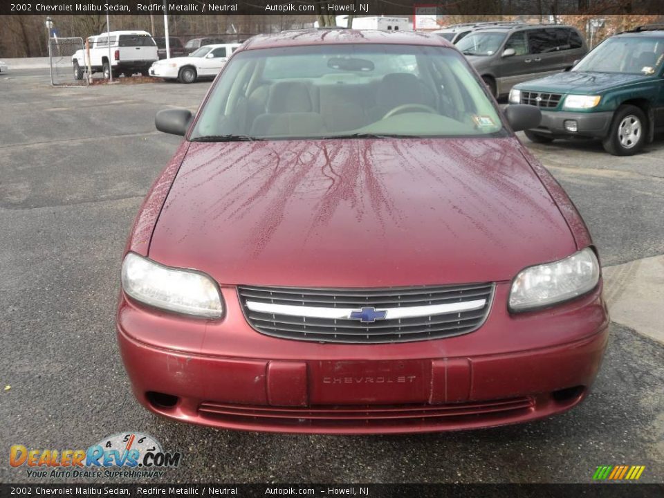 2002 Chevrolet Malibu Sedan Redfire Metallic / Neutral Photo #1