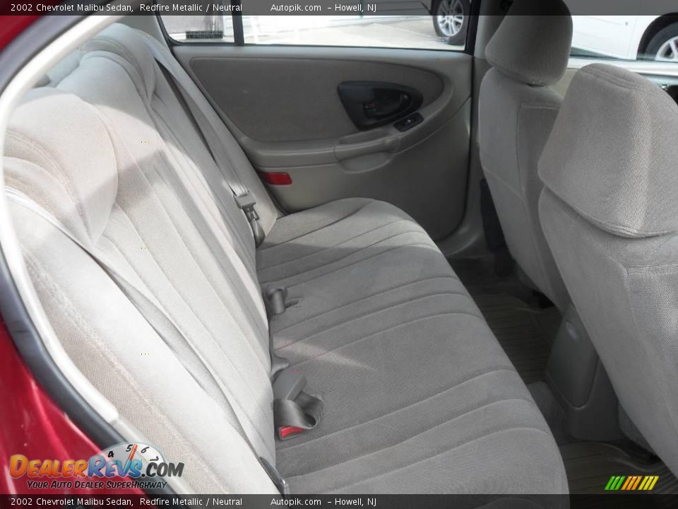 2002 Chevrolet Malibu Sedan Redfire Metallic / Neutral Photo #11
