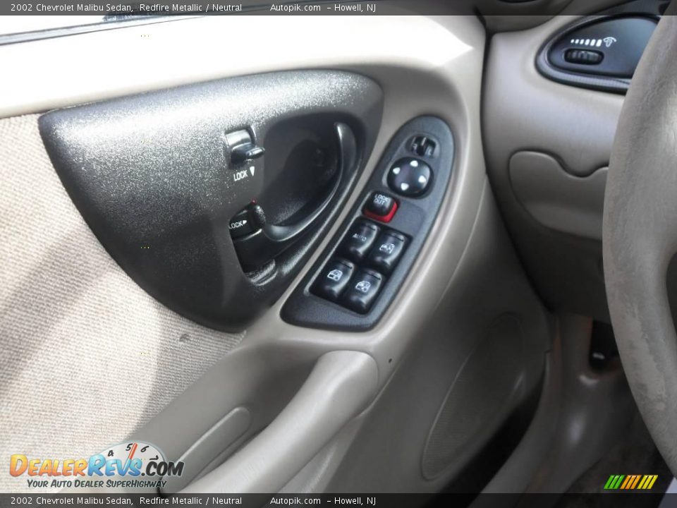2002 Chevrolet Malibu Sedan Redfire Metallic / Neutral Photo #14