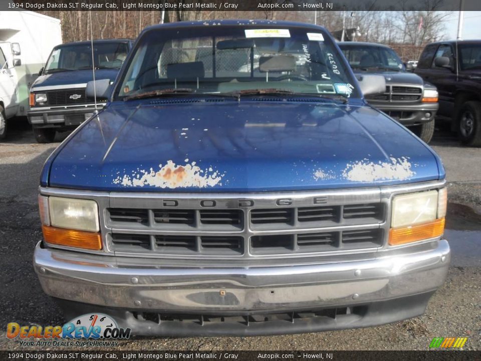 1994 Dodge Dakota SLT Regular Cab Light Montego Blue Pearl Metallic / Gray Photo #2