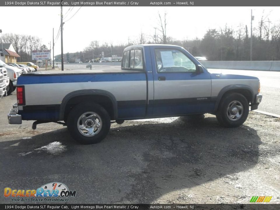 1994 Dodge Dakota SLT Regular Cab Light Montego Blue Pearl Metallic / Gray Photo #5