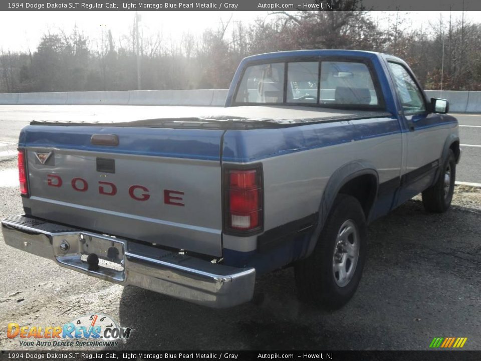 1994 Dodge Dakota SLT Regular Cab Light Montego Blue Pearl Metallic / Gray Photo #6