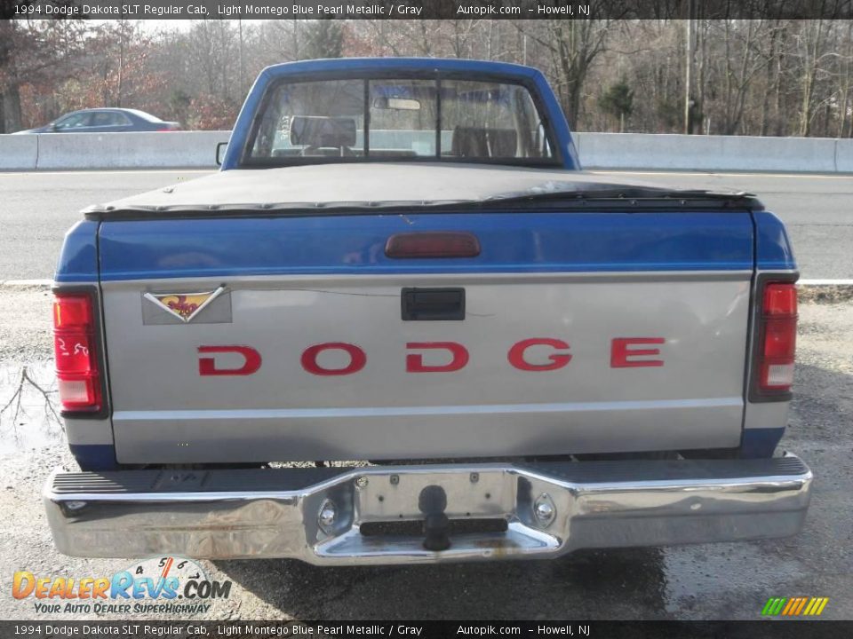 1994 Dodge Dakota SLT Regular Cab Light Montego Blue Pearl Metallic / Gray Photo #7