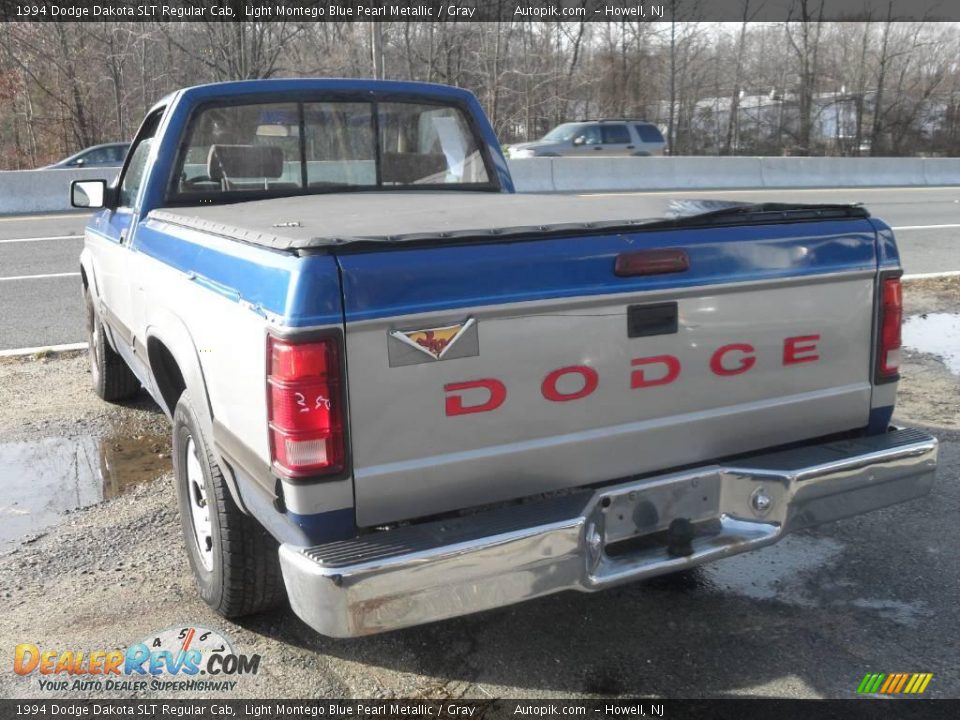 1994 Dodge Dakota SLT Regular Cab Light Montego Blue Pearl Metallic / Gray Photo #8