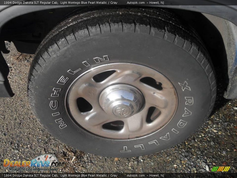 1994 Dodge Dakota SLT Regular Cab Light Montego Blue Pearl Metallic / Gray Photo #13