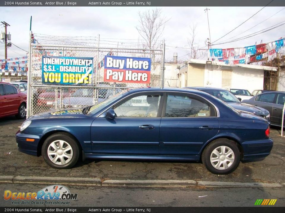 2004 Hyundai Sonata Ardor Blue / Beige Photo #1